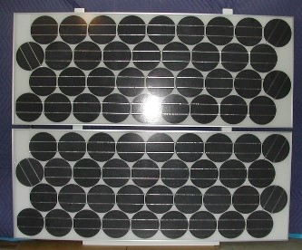 Solar panels used to power the remote monitoring solution.